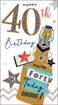Picture of HAPPY 40TH BIRTHDAY CARD